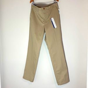 IZOD 36x 36 Big and Tall khakis NWT performance plus stretch no iron wicking